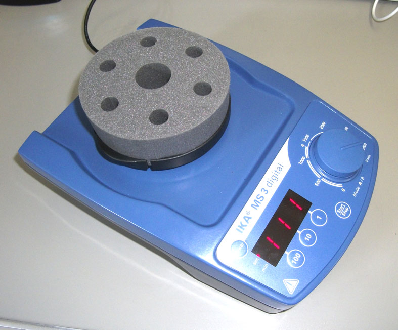 実験装置（既製品） 粒度分布測定装置、ラマン分光光度計、 試料 